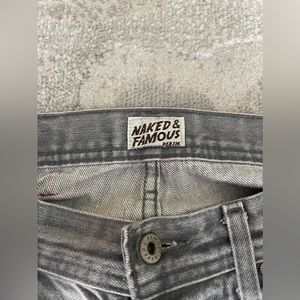 Mens | Naked & Famous | Distressed Jeans